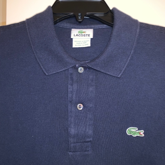 LACOSTE Polo Shirt Dark Blue - Picture 5 of 12